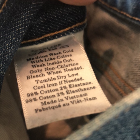 EVERLANE Original Cheeky High Rise Slim Straight Leg Ankle Denim Jeans 32 - Picture 12 of 14